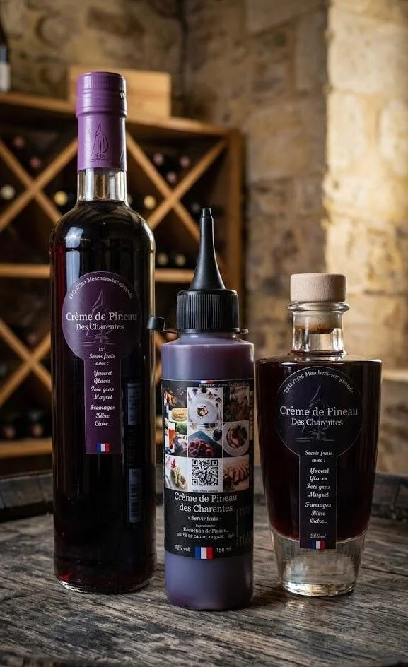Les formats de Crème de Pineau des Charentes
